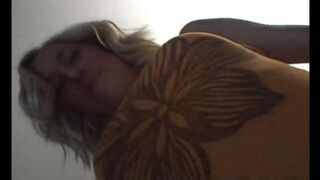 First creamy pussy for the young blonde teen Ellie