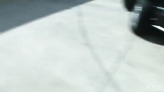 Blonde whore Blair Summers gets fucked on the parking lot for cash