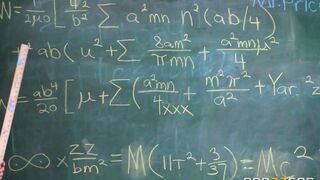 The student was fucked by a teacher straight on the table in a steamy encounter