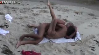Real hidden shooting on the beach with a spicy twist, eporn style