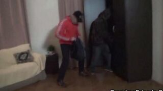 Older man fucks his granddaughter and her grandson in a steamy threesome