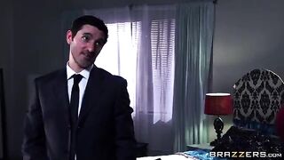 A beautiful whore gets her mouth full of cock in this intense scene
