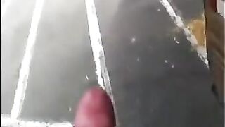 He could jerk off his big cock right on the street, and he did