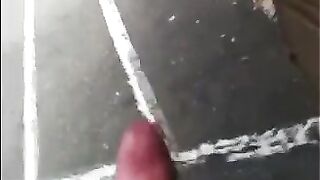 He could jerk off his big cock right on the street, and he did