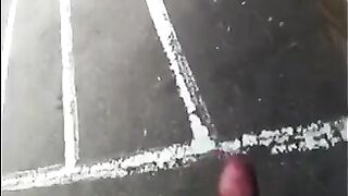 He could jerk off his big cock right on the street, and he did