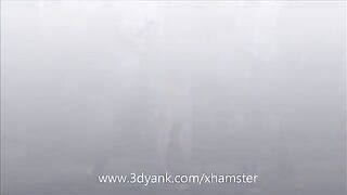 Anime girl is having sex with two strong monsters, it’s a great scene