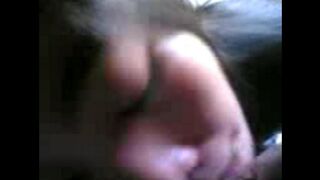 The Chinese girl carefully sucks her boyfriend’s dick in a steamy scene