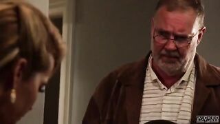 The cowboy’s cock is getting longer while telling a story about sex