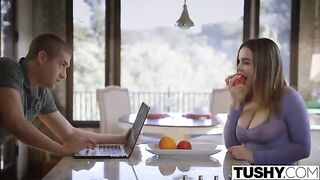 Natasha Niis was served breakfast in bed by her husband, who wanted sex