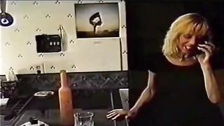 Negro man fucks his wife and watches her finish
