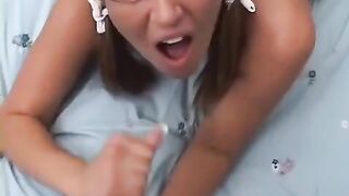 Standing boobs, smooth basket, and slave mouth porn with teen 18+ action