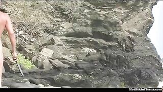 Nudist beach amateur video with erotic and relaxing atmosphere