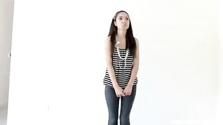 A beautiful virgin has her first experience and she loved it so much