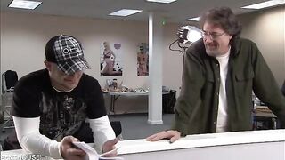 I checked the depth of my throat with a heel in the kitchen