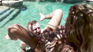 A girl has sex with her cousin in the pool, it’s not forbidden