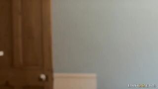 A hot girl has one last wild sex session in the shower