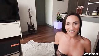 She will be covered in cum when her boyfriend finishes, captured in stunning HD