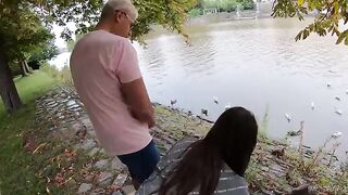 Beavers and creampies for a duck feeding girl named Serina Gomez - Part 1