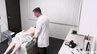 The doctor checked the girl’s body and began to examine her intimately