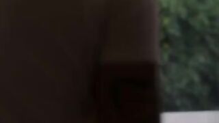 Two guys fucked Asian brunette in her holes in an intense threesome