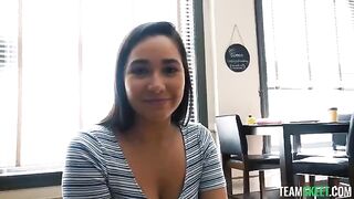 A hot chick gets some hands-on advice on how to fuck