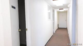 Nurse assistant helps with ass care at assisted living
