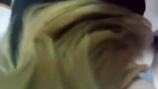A Kazakh woman is having fun with her colleague in this video