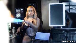 The porn stars went into space to explore new ways of fucking