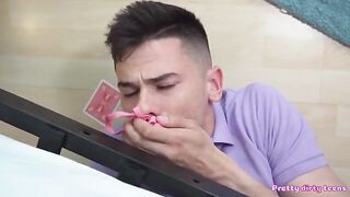 Horny college girls wipe their pussies with panties and masturbate