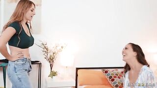 A nimble nympho in stockings jerks cock with feet, gets cum on them