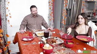 Lady, kiss my cock! - A friend came for tea