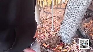 A married couple is having sex in the park without any obstacles