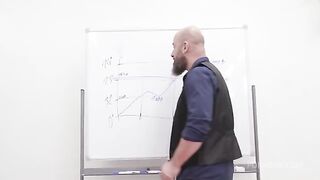 It’s all over our ass again. Another gangbang scene. Double penetration
