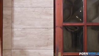 Friends invited a escort Scarlett Jones to sleep with their friend