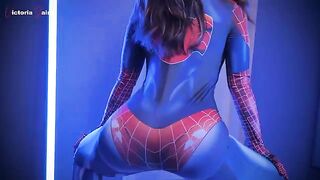 The best cosplay of Spider-Man No Way Home in latex, part 1