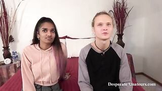 Kama Sutra casting with desperate amateurs for sex