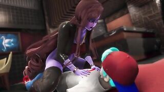 Cheating boyfriend gets punished by the girlfriend's strict mom in a funky twist