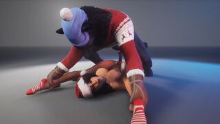 A chick with a gorgeous body gets fucked by a werewolf