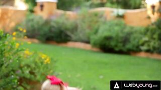 Ariana Marie cheats on her BF with her perky tits in a steamy scene