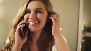 Make your girlfriend cum over the phone and jerk off with her