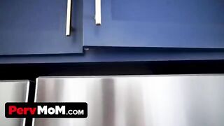 The mischievous boy asks his stepmom to help him out with a pressing issue