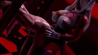 A man fucks a futa with big cock in an intense scene