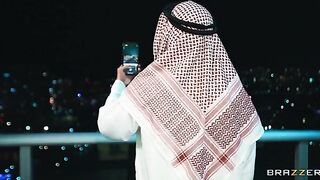 The pharaoh of my dreams fulfills my every desire with his huge, oily tits