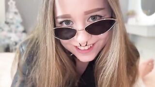 The girl is under the influence of alcohol and has no control over her actions