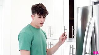 The best day of his life, he fucked two pretty girls with small boobs