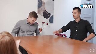 A meeting at the office turns into a wild affair