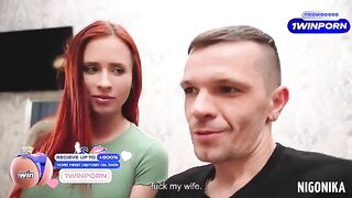 Two Russian sluts fucked by a crowd of horny students in an intense orgy