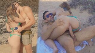 Babe agreed to sex with a stranger she met on the beach