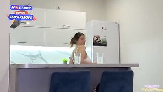 Girl woke up with a cock in her mouth