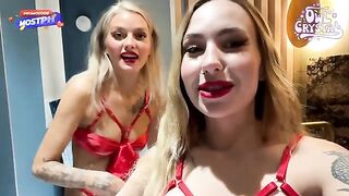 A girl with a great body is having fun and is horny